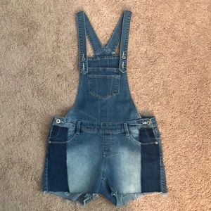 Blue Jean Overall shorts